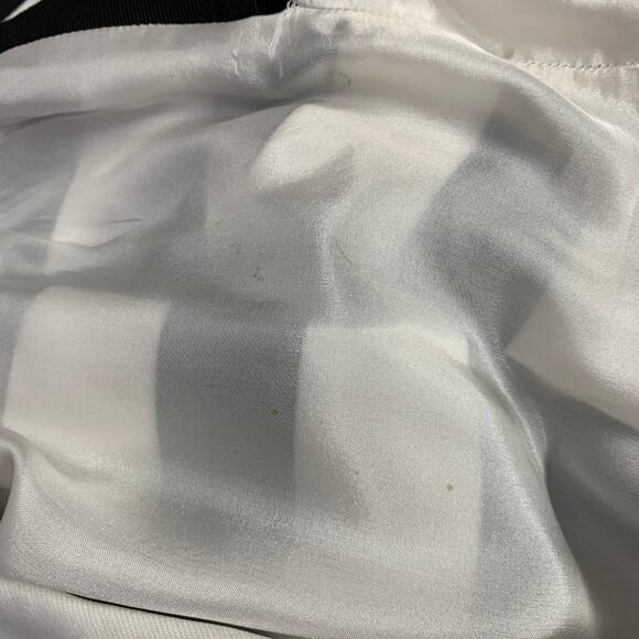 MARC JACOBS Size 0 Black White Polyester Stripe Flared Skirt - Picture 5 of 7